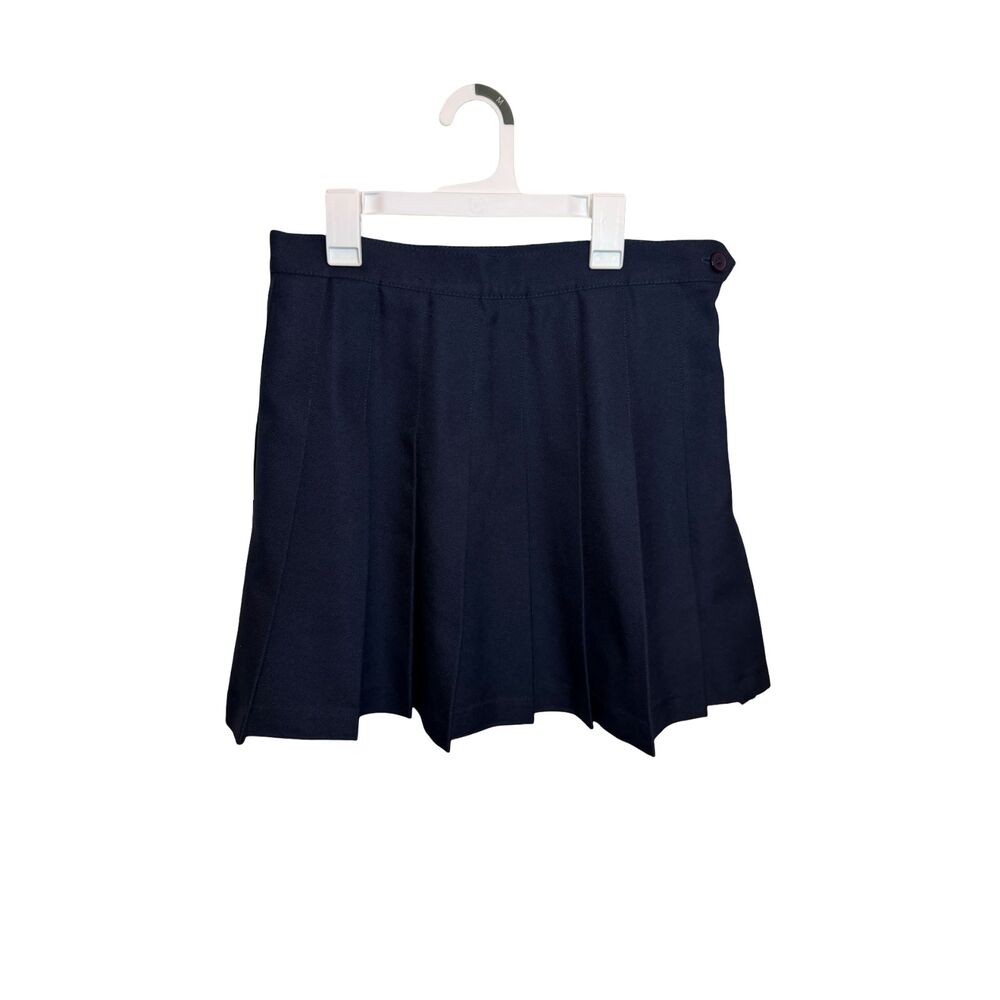 American Apparel Navy Pleated Tennis Skirt Womens M High Waist Mini Preppy - Picture 5 of 7